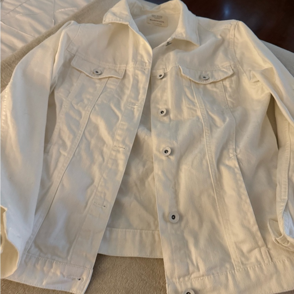 White zara Denim Jacket